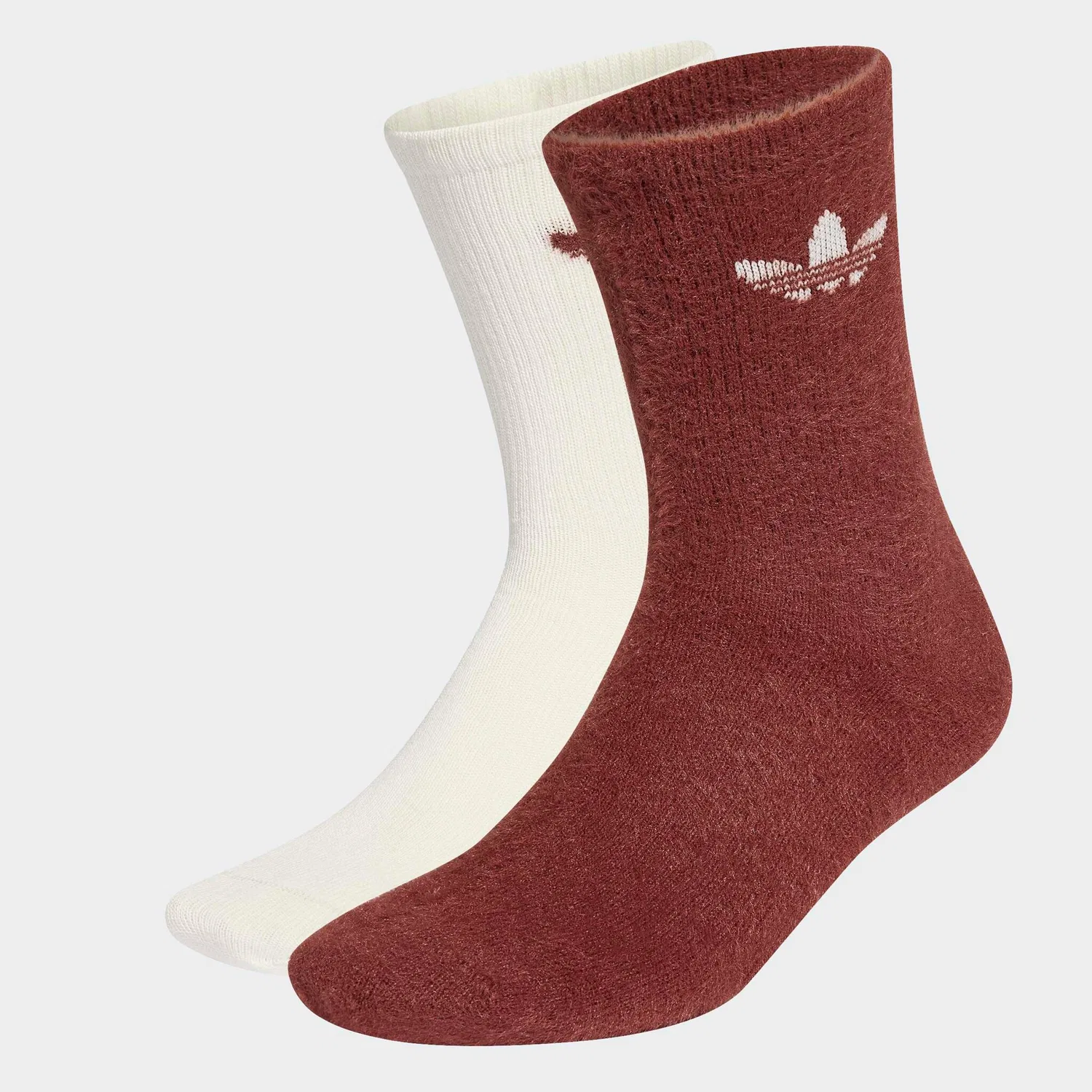 Женские спортивные носки с флисовым логотипом Adidas Originals, Wonder Quartz/Off White