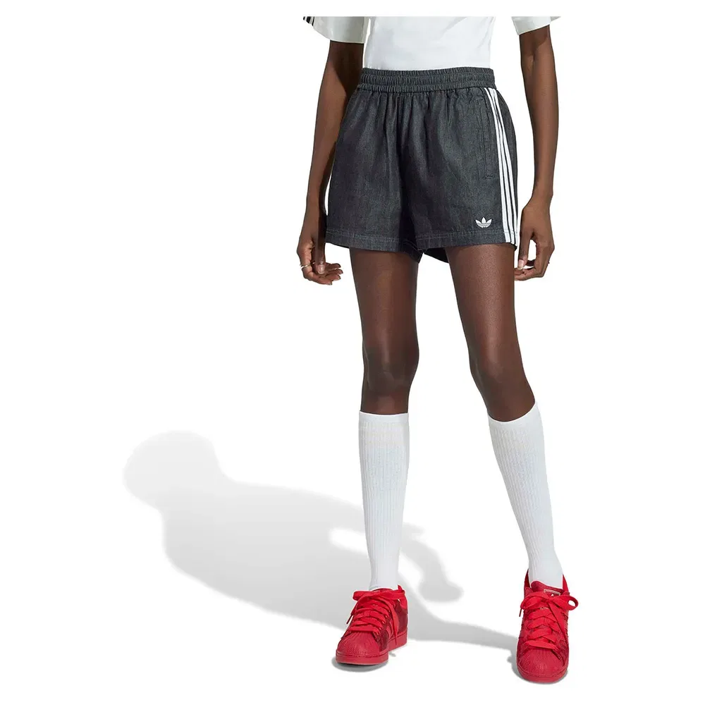 Шорты джинсовые Regular Adidas Originals, черный
