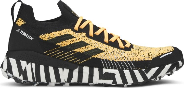 Кроссовки Adidas Terrex Two Ultra Primeblue 'Solar Gold', золотой — фото 2