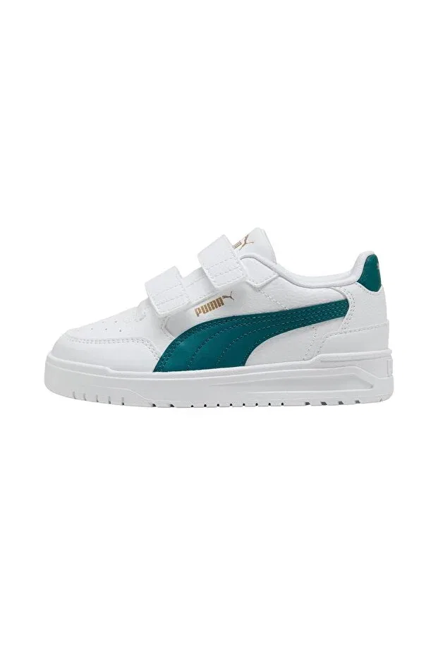 Детские спортивные кроссовки для девочек на шнуровке Puma, White