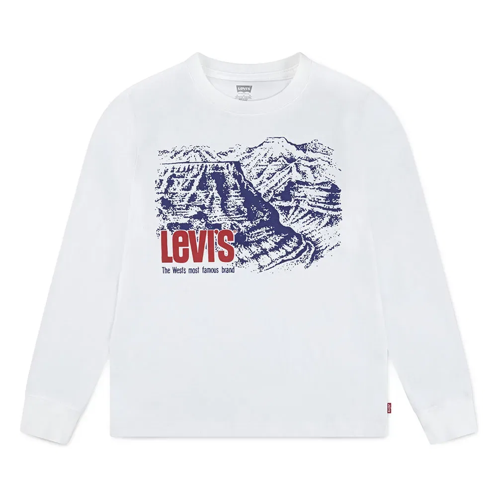 Футболка с длинным рукавом Canyon Levi's, белый