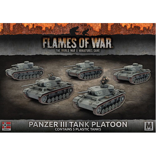 

Фигурки Flames Of War: Panzer Iii Platoon