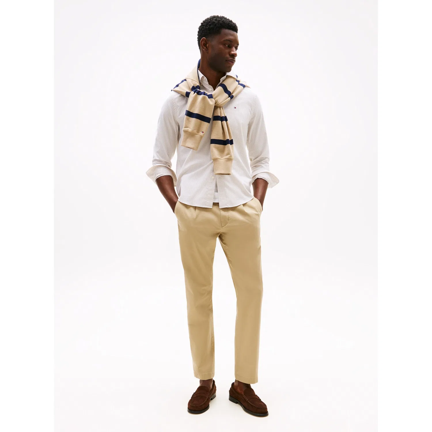 Мужские чиносы свободного кроя Harlem Tommy Hilfiger, Camel — фото 3