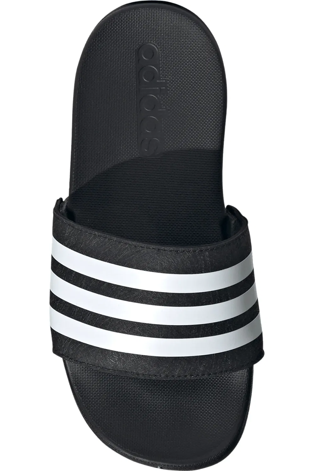 Детские сандалии спортивные с мягкой стелькой Adilette Comfort Slide adidas, Cblack/Ftw — фото 4