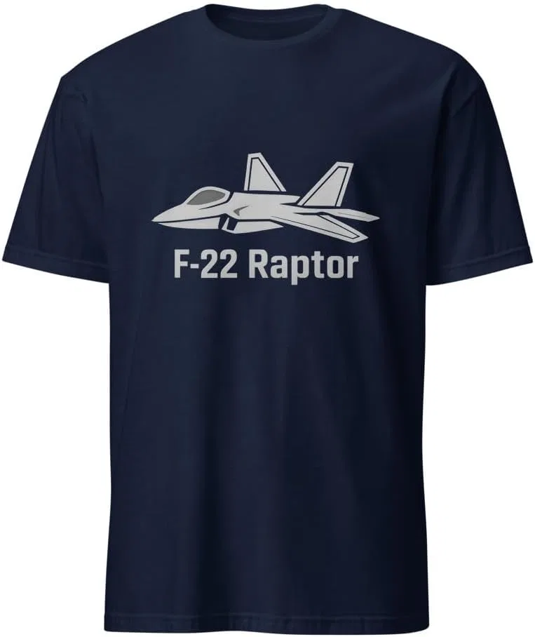 Мужская футболка с логотипом F-22 Raptor Generic, Navy