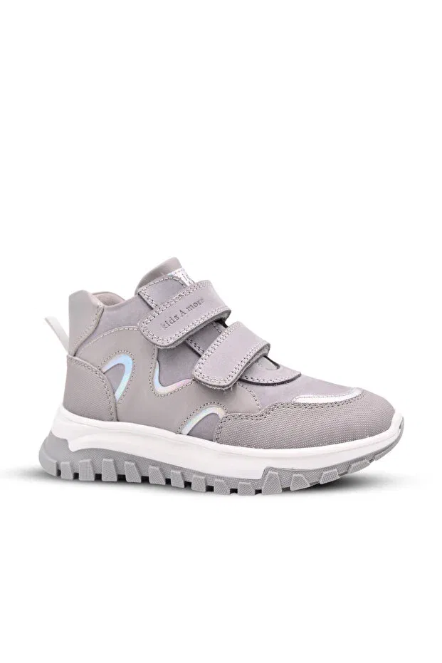 Детские ботинки для девочек на плоской подошве Amore Kids A More, Silver