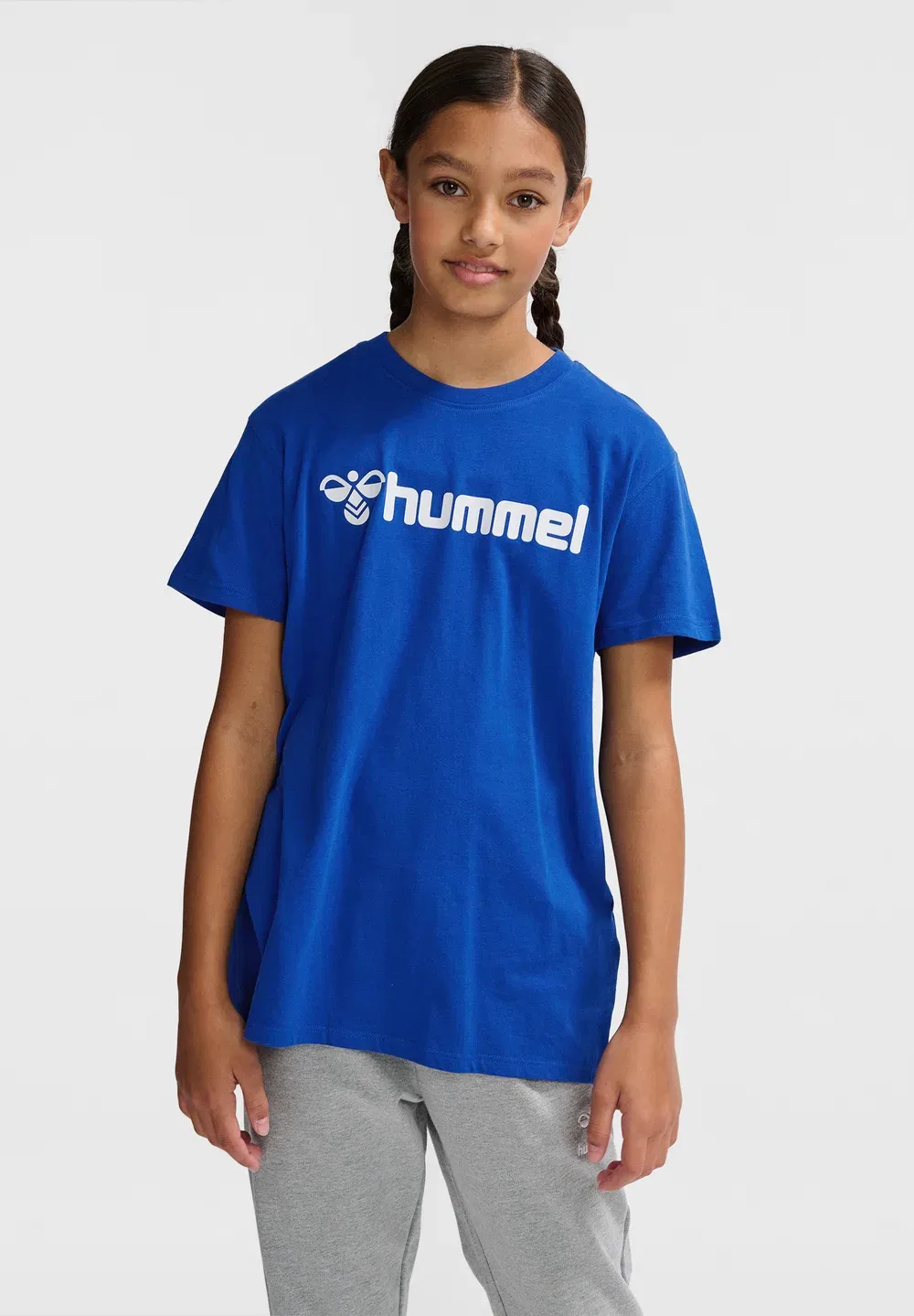 Детская футболка унисекс с логотипом Hummel, True Blue