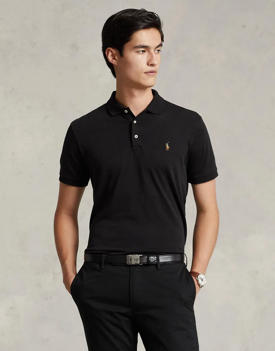 Рубашка Polo Ralph Lauren черного цвета — фото 3