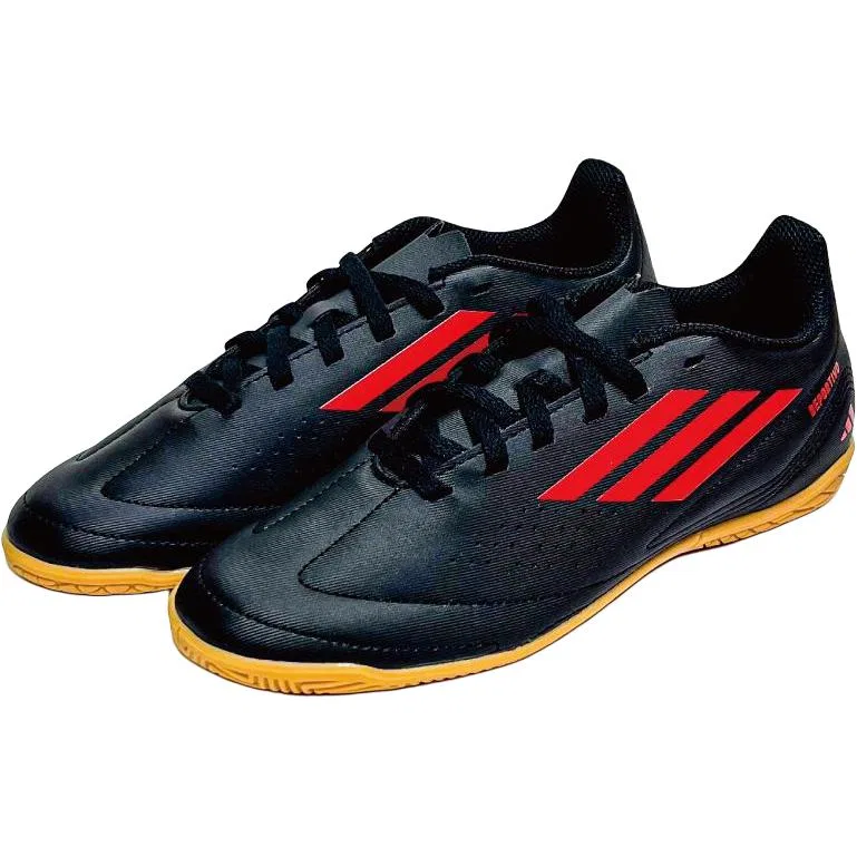 Детские футбольные кроссовки с дышащим верхом Adidas Deportivo 3, Black — фото 4