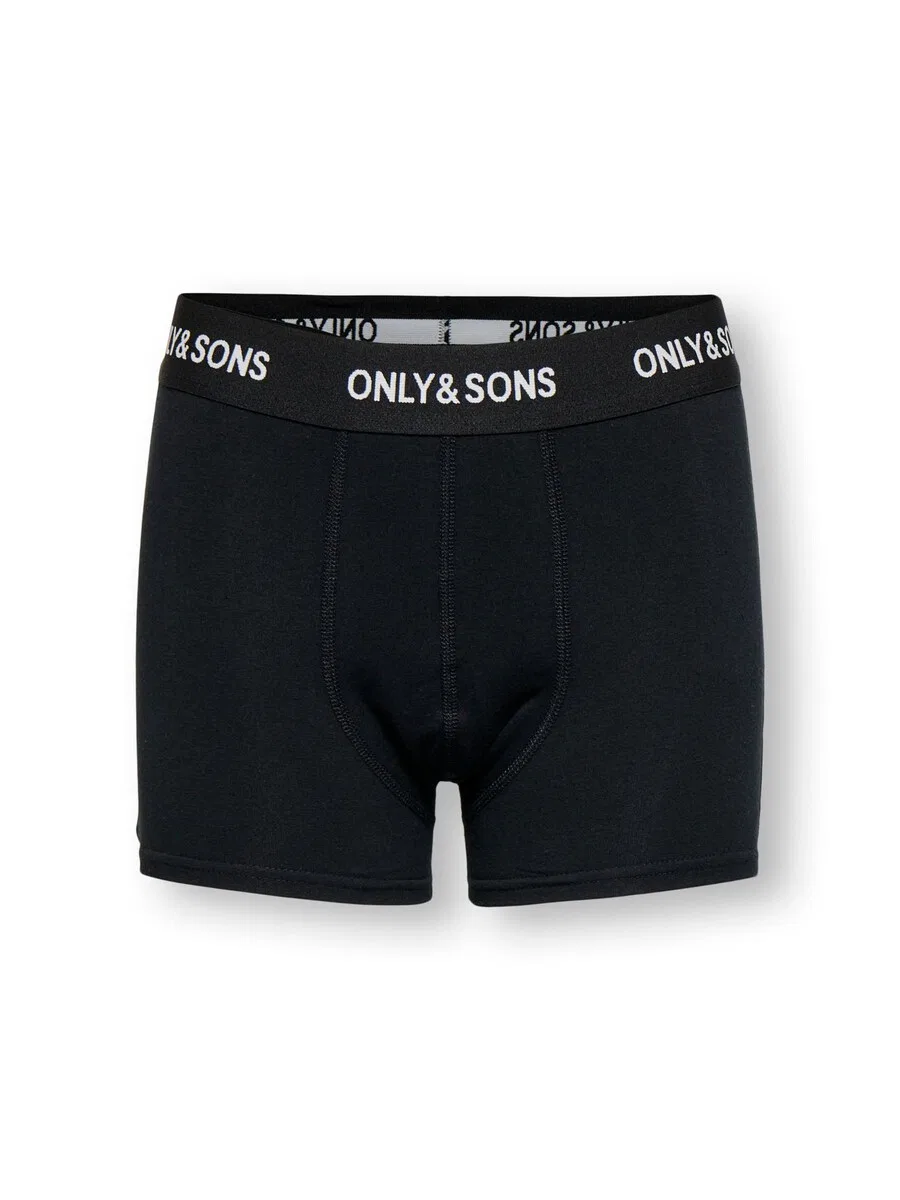 Детские трусы Only & Sons Junior 'OSJFITZ' черного цвета — фото 3