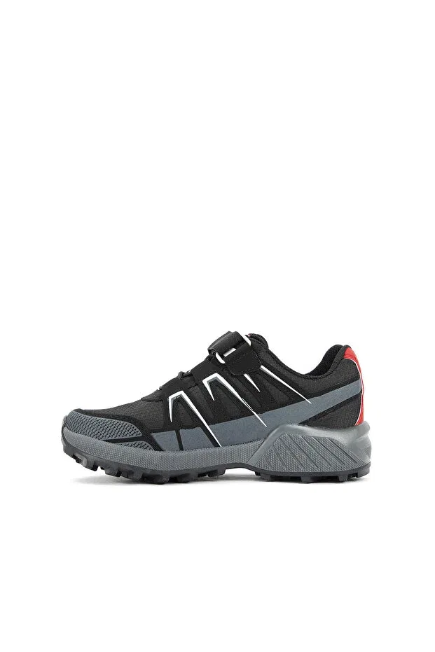 Детские спортивные кроссовки для девочек на шнуровке Slazenger, Black — фото 4