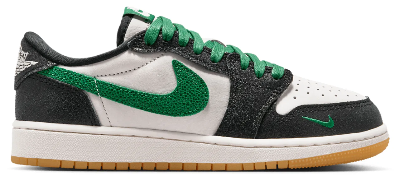 Кроссовки для мальчиков AJ 1 Retro Low OG Jordan, цвет Phantom/Green/Black