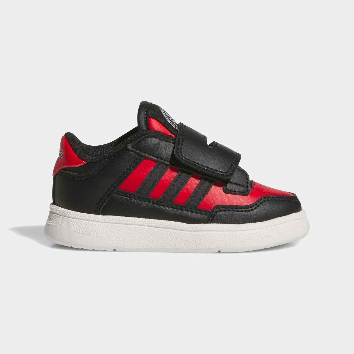 Детские кроссовки из синтетической кожи Adidas Sportswear, Core Black/Collegiate Red/Core White — фото 2