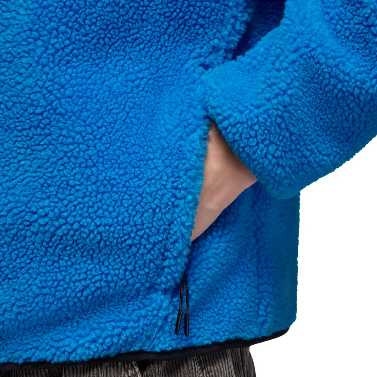 Мужская куртка-флис Flight Mountainside Sherpa Jordan, цвет Photo Blue/Black — фото 3