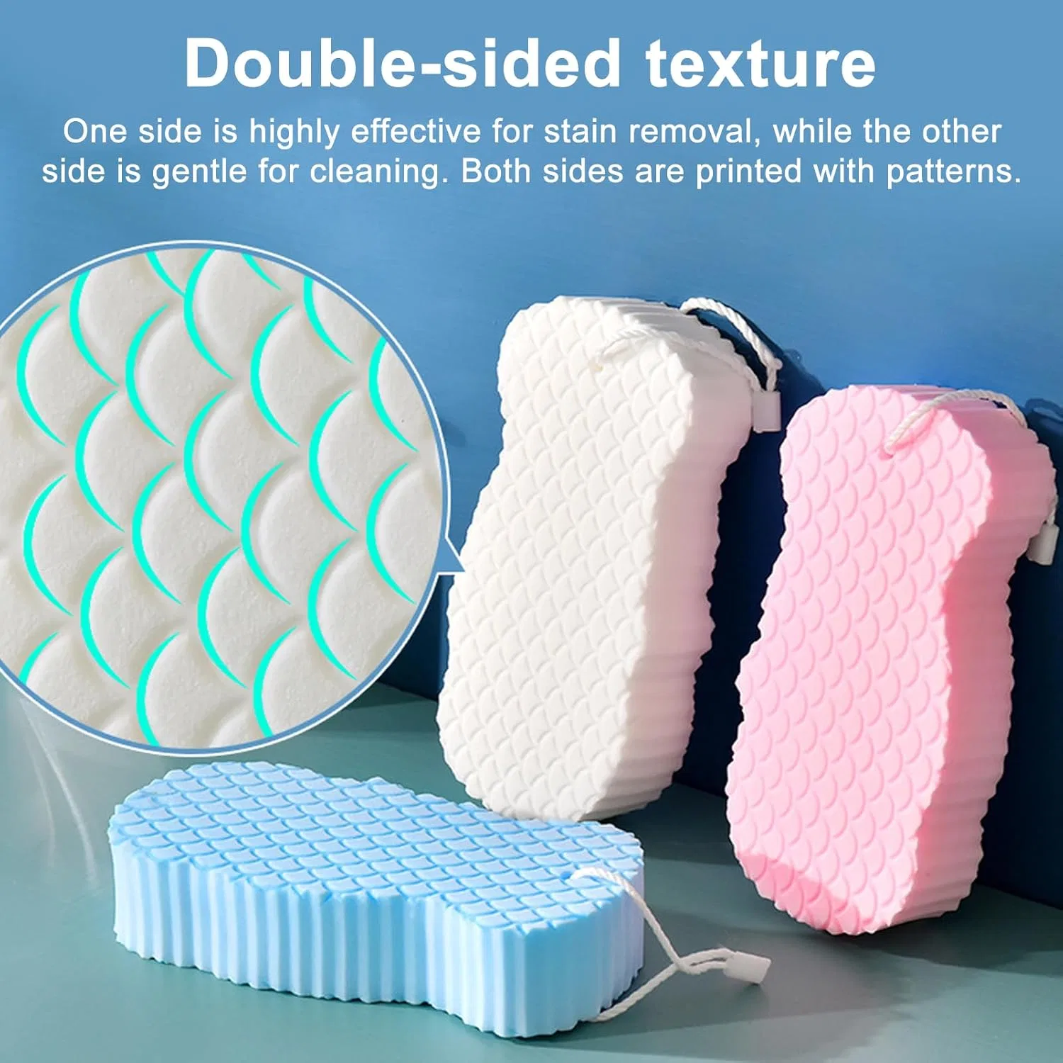 Скребок для тела 3D Ultra Soft, Hiborth, 1 шт, 12.8x2.8x6.8 см, C — фото 2