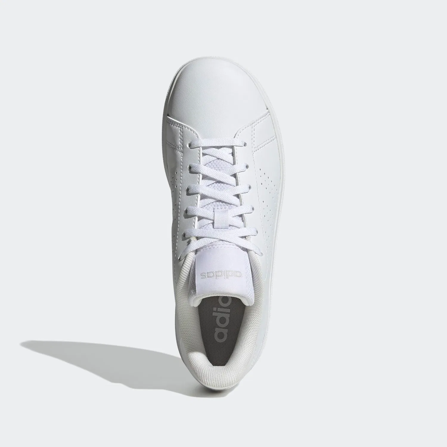 Детские спортивные кроссовки с дизайном в стиле Stan Smith Adidas Sportswear, Cloud White/Ftwr White/Grey One — фото 4