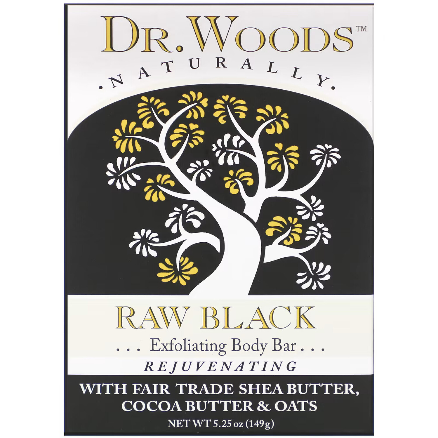 

Dr. Woods, Сырое черное мыло для тела, 149 г (5,25 унции)