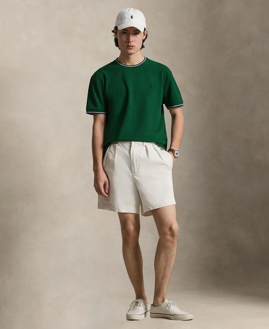 Футболка с коротким рукавом классического кроя из стрейч-сетки Polo Ralph Lauren, New Forest — фото 2