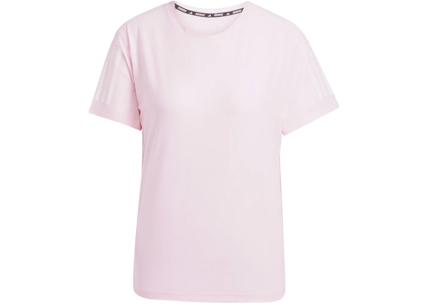 Женская футболка с принтом Own The Run Adidas, цвет Clear Pink
