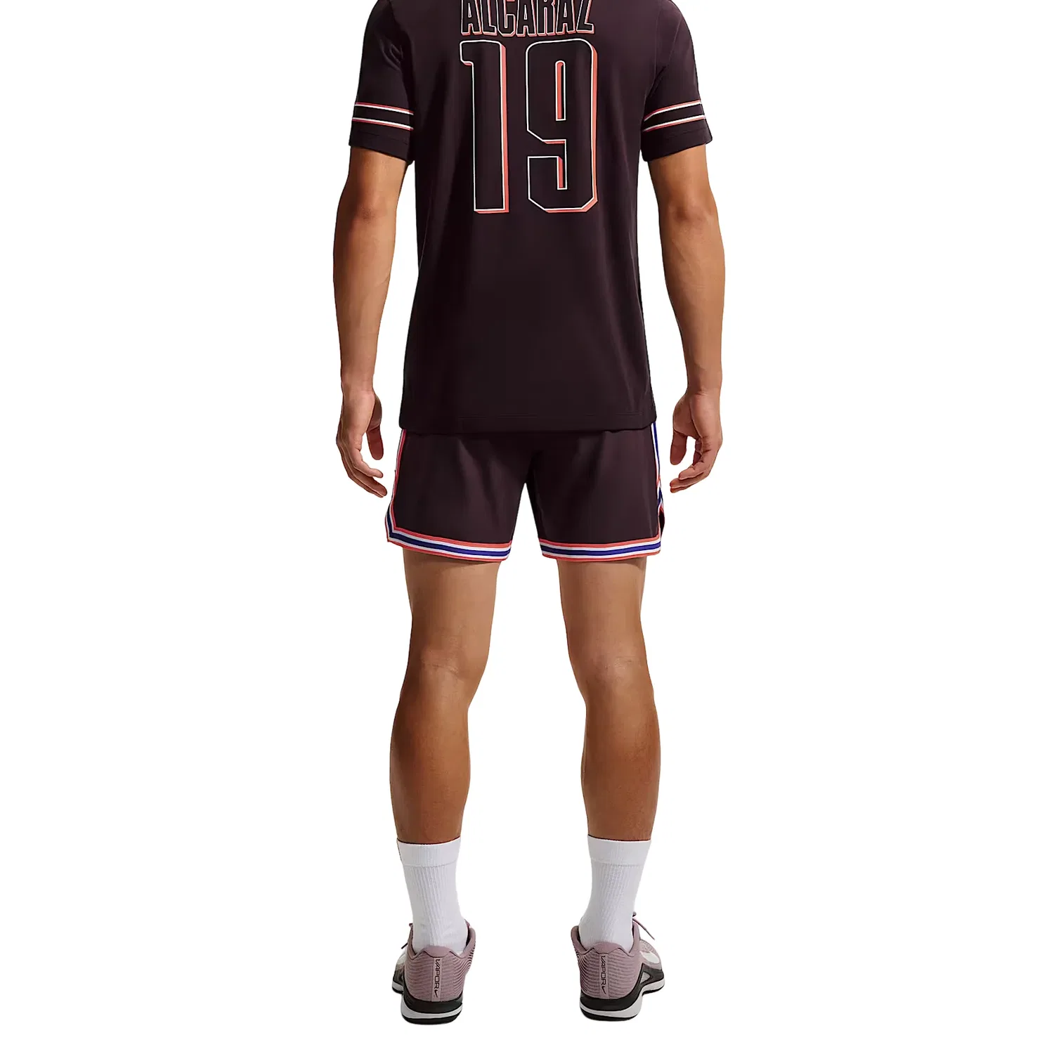 Мужские шорты Court Slam x Carlos Alcaraz Dri-FIT Shorts Asia Sizing 'Magenta Gray Bright Deep Red' Nike, Magenta Gray/Bright Deep Red — фото 3