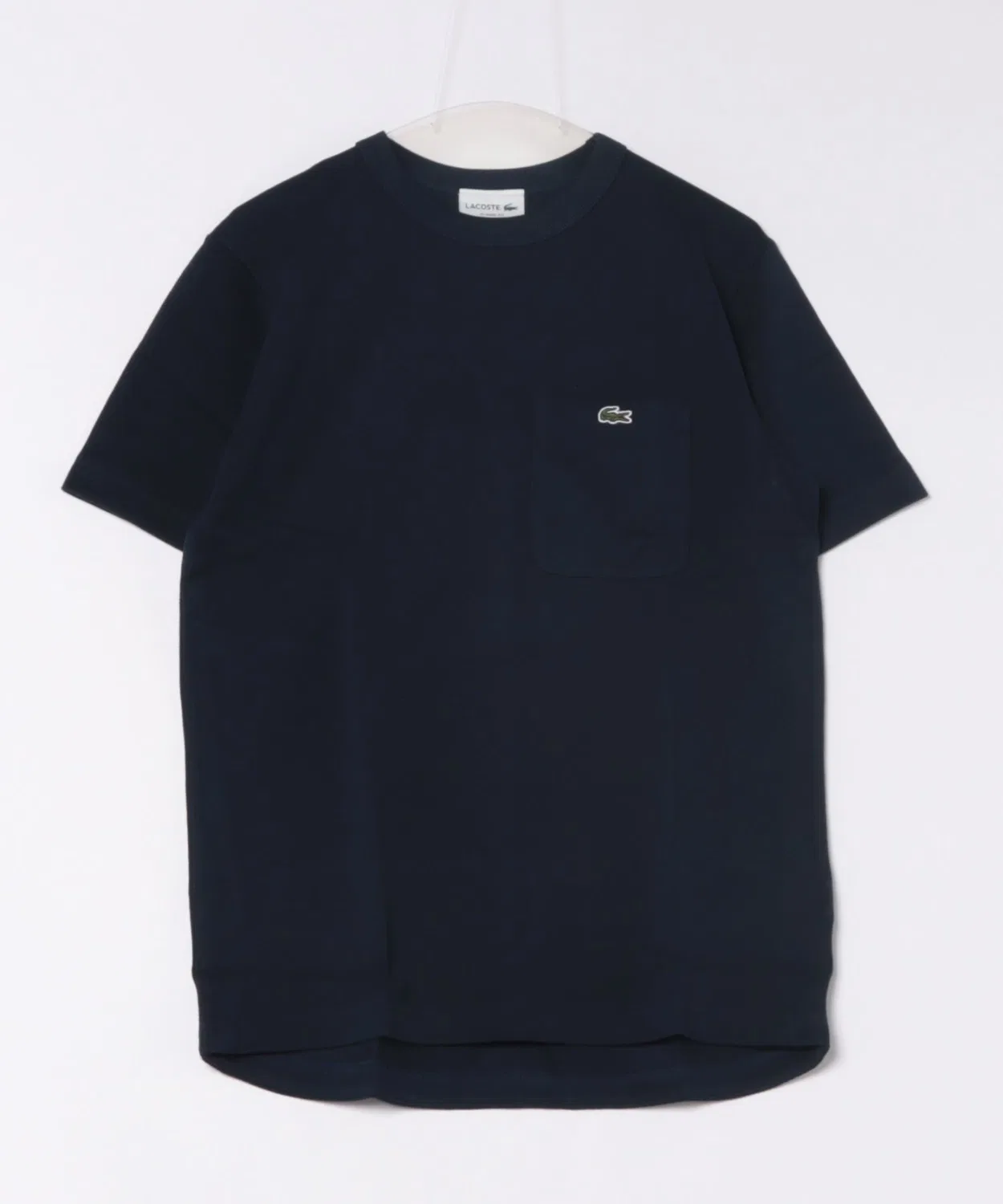 Мужская футболка с коротким рукавом из пике с нагрудным карманом LACOSTE, Navy