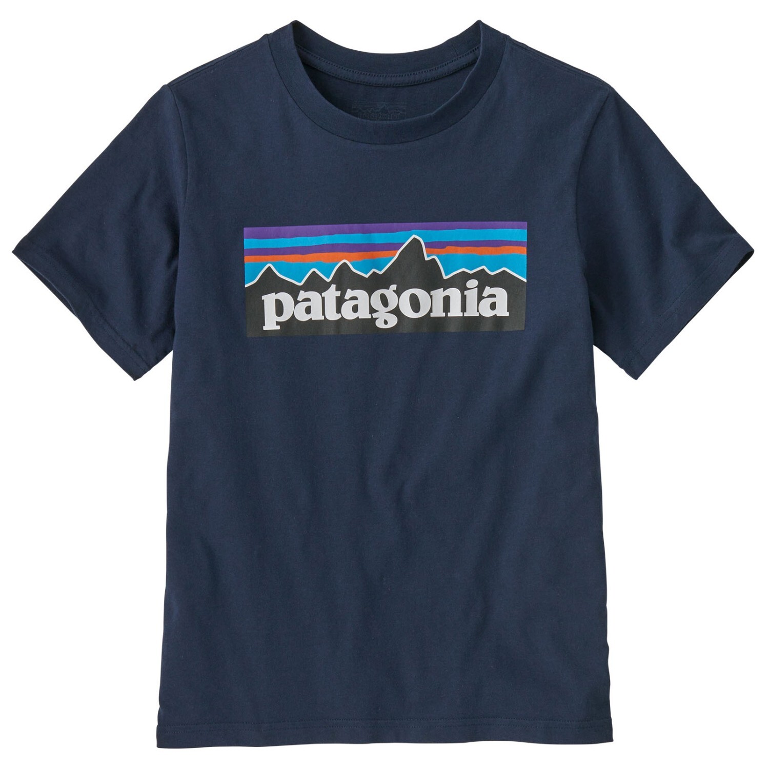 

Футболка Patagonia Kid's P 6 Logo, цвет New Navy