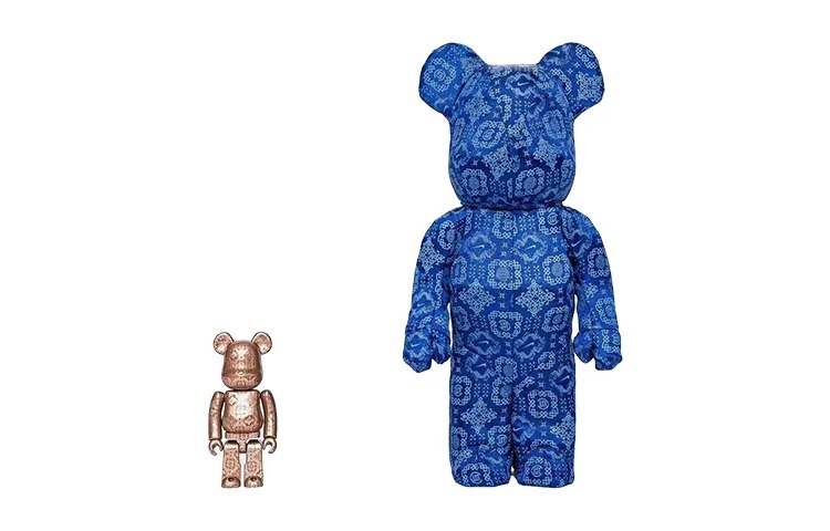 

Виниловая фигурка Be@rbrick X Clot X Nike, 30 см + 7 см