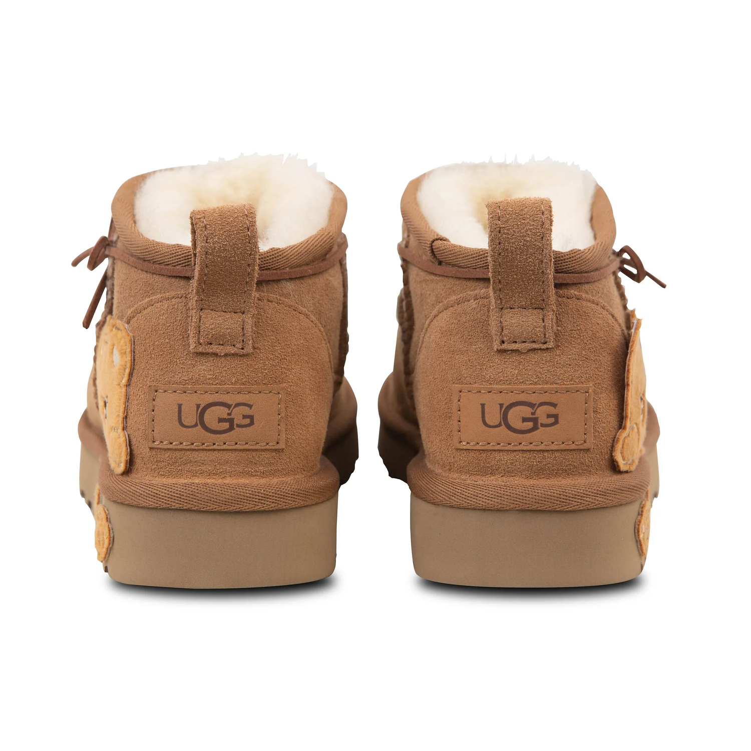 Ботинки Ugg Women's Classic Ultra Mini, каштановый/Медвежье печенье — фото 4