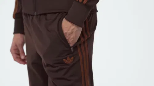 Мужские спортивные брюки с затягивающимся поясом Firebird Adidas Originals, Aurora Coffee/Dusky Bronze — фото 2