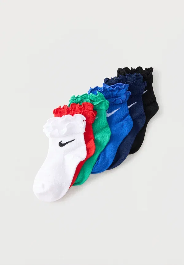 Носки 6 пар модель Ruffle ankle 6 pack Nike Sportswear, синий