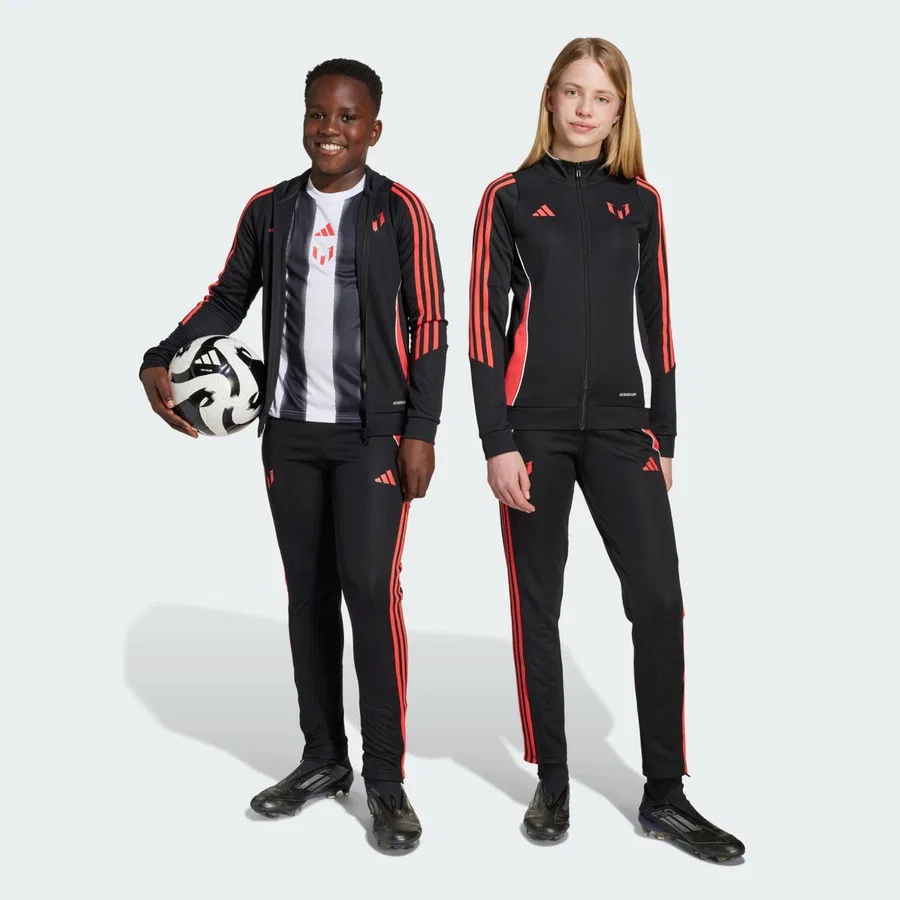 Детские спортивные штаны с принтом Messi Training Pants adidas, Черный