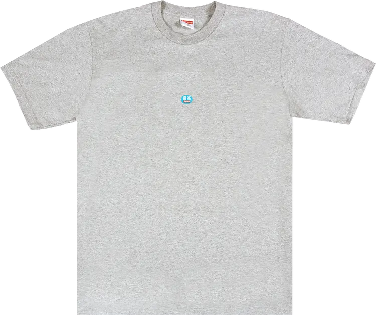 

Футболка Supreme Sticker Tee 'Heather Grey', серый