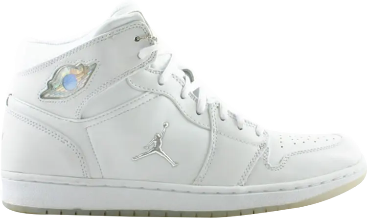 

Кроссовки Air Jordan 1 Retro White Chrome 2002, белый, Белый;серый, Кроссовки Air Jordan 1 Retro White Chrome 2002, белый