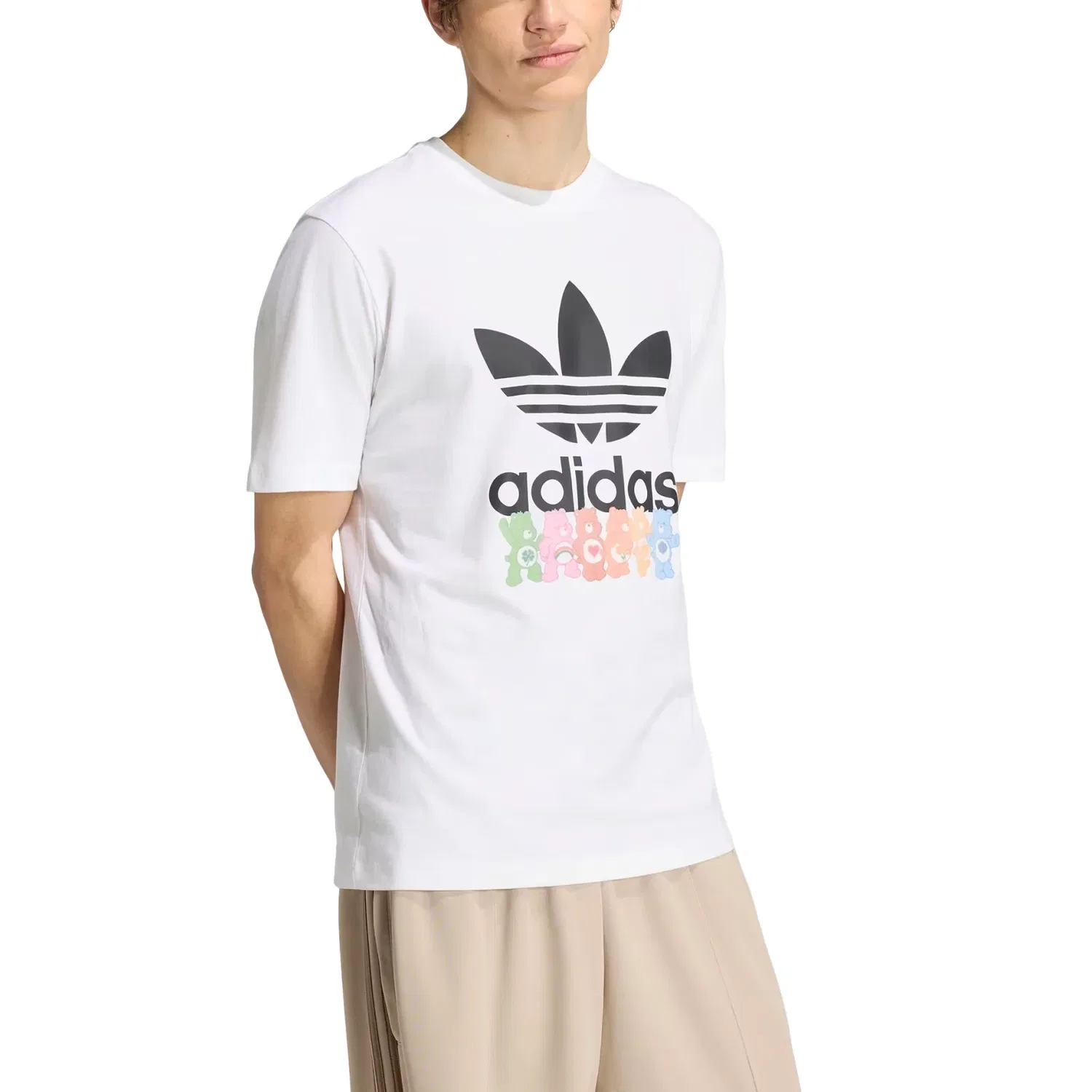Мужская футболка с принтом Adidas x Care Bear Ti T-Shirt Asia Sizing, белый — фото 2
