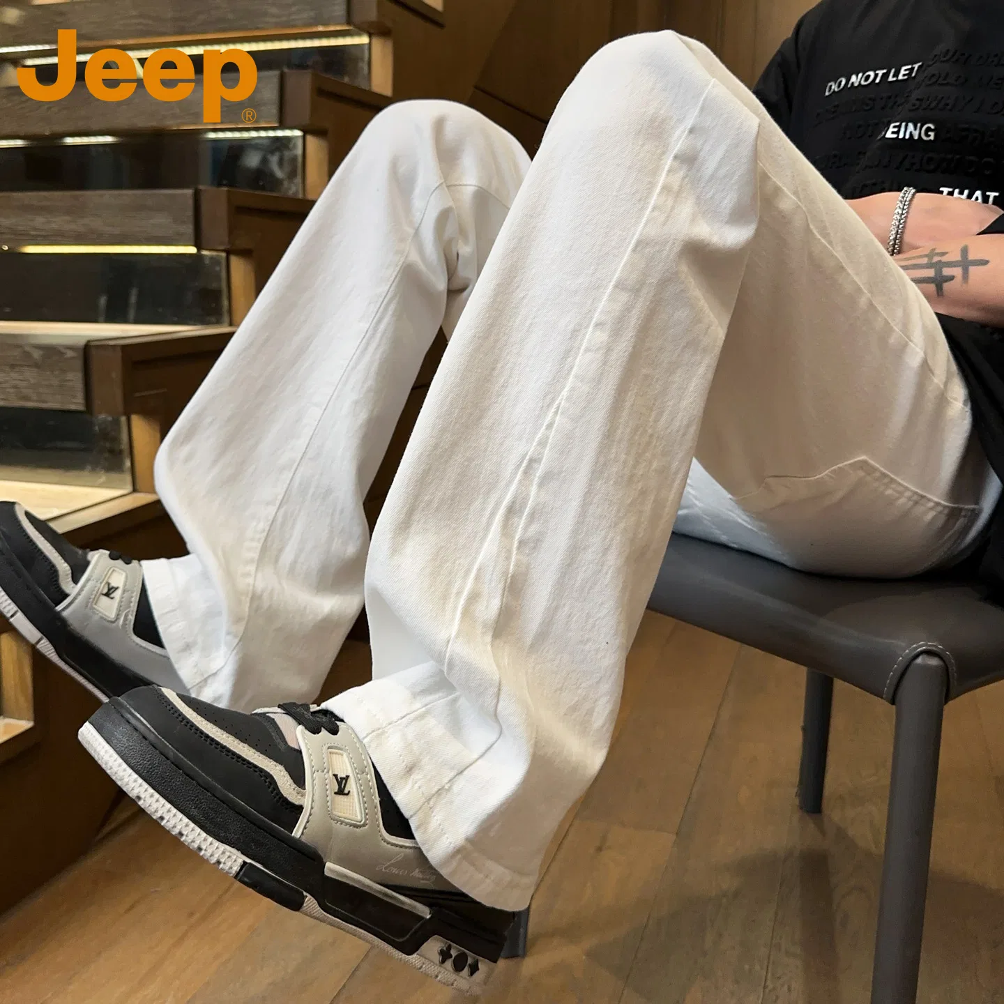 Детские джинсы клеш Jeep — фото 4