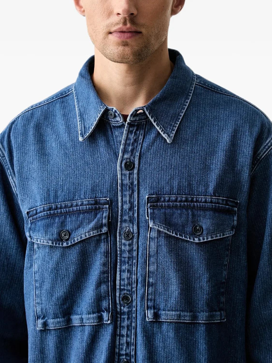 Джинсовая рубашка Waller Levi'S, синий — фото 4