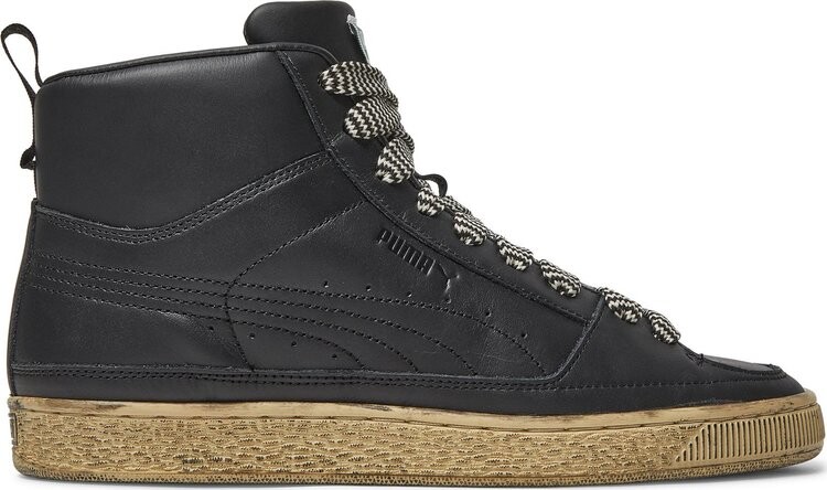 

Кроссовки Puma Rhuigi x Suede Mid Distressed Black, черный