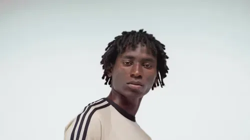 Мужские джинсовые шорты свободного кроя Firebird Adicolor Adidas Originals, черный деним — фото 2