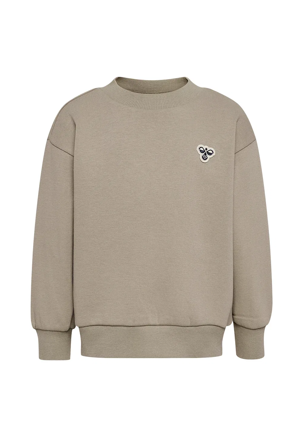 Hmlmini свободная толстовка с круглым вырезом и пчелиным принтом, унисекс Hummel, Vintage Khaki