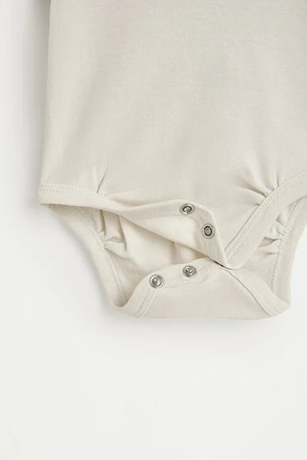 Детское боди-комбинезон хлопковый комплект 4 предмета Lefties, Light Gray — фото 4