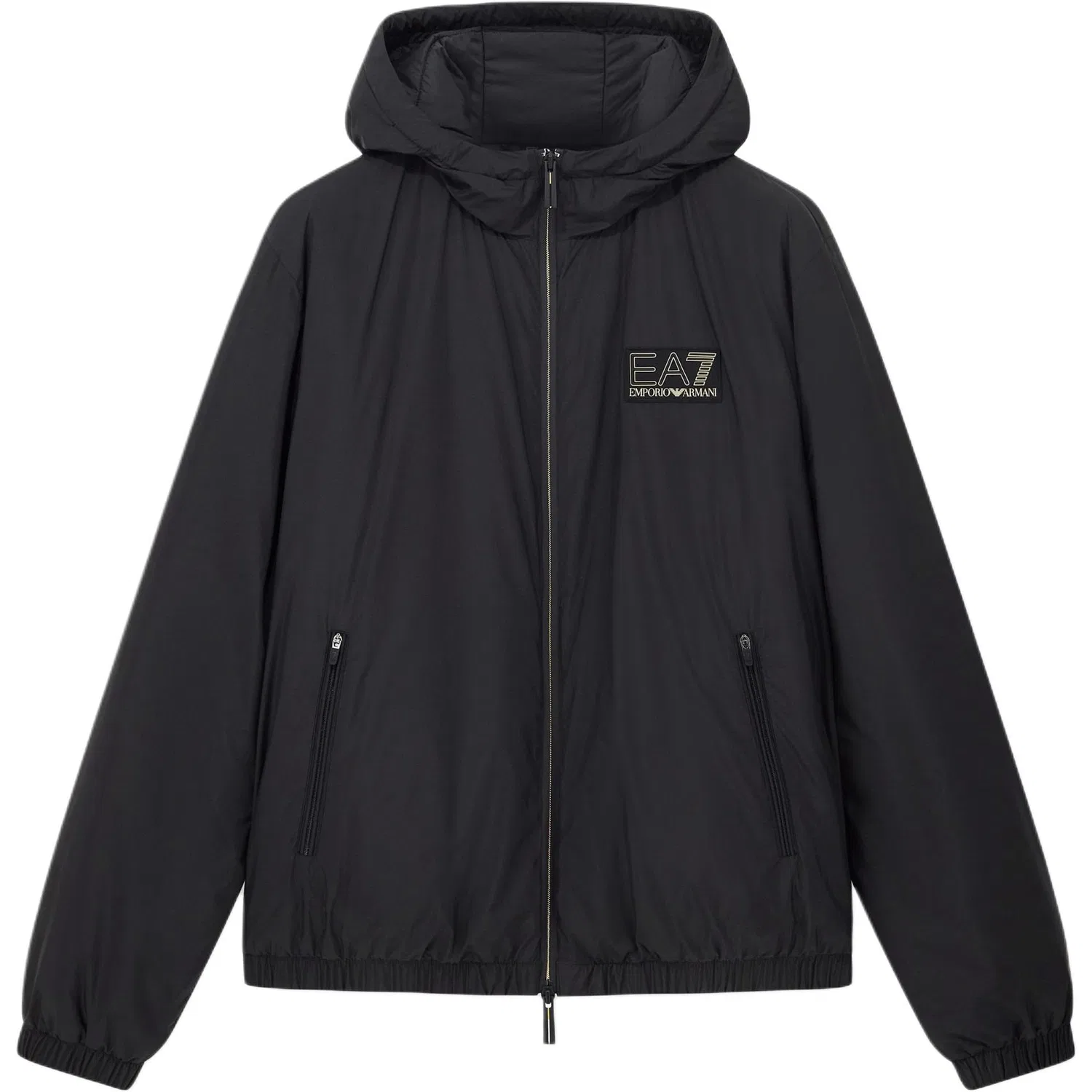 Мужская куртка-пуховик с капюшоном EMPORIO ARMANI EA7, Black