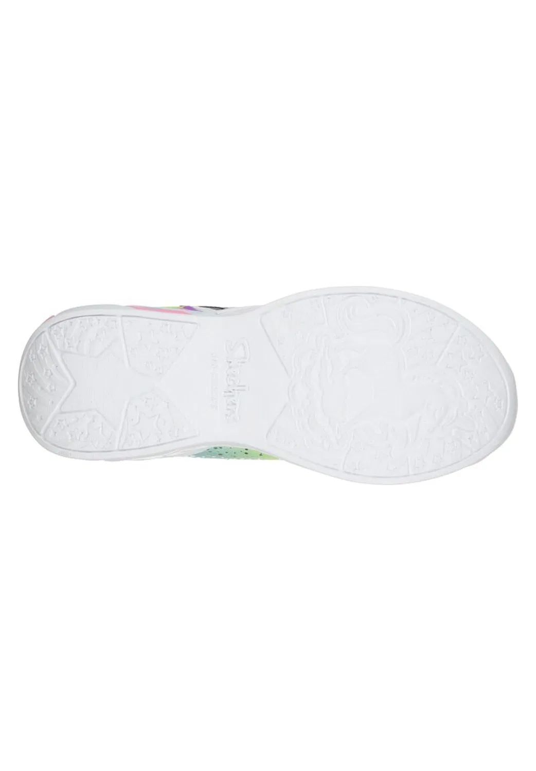 Детские кроссовки для девочек со светящимися элементами UNICORN DREAMS Skechers, Bunt Gelb — фото 4