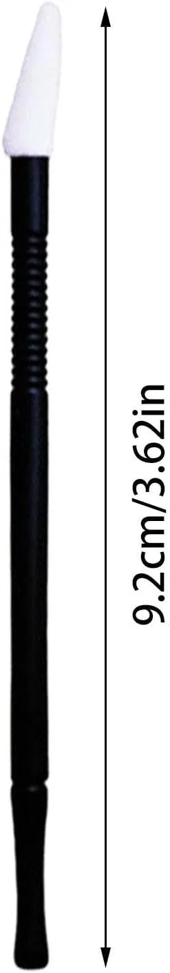 Кисть для губ MacilKurtlar LG-225L белая скошенная удлиненная — фото 4