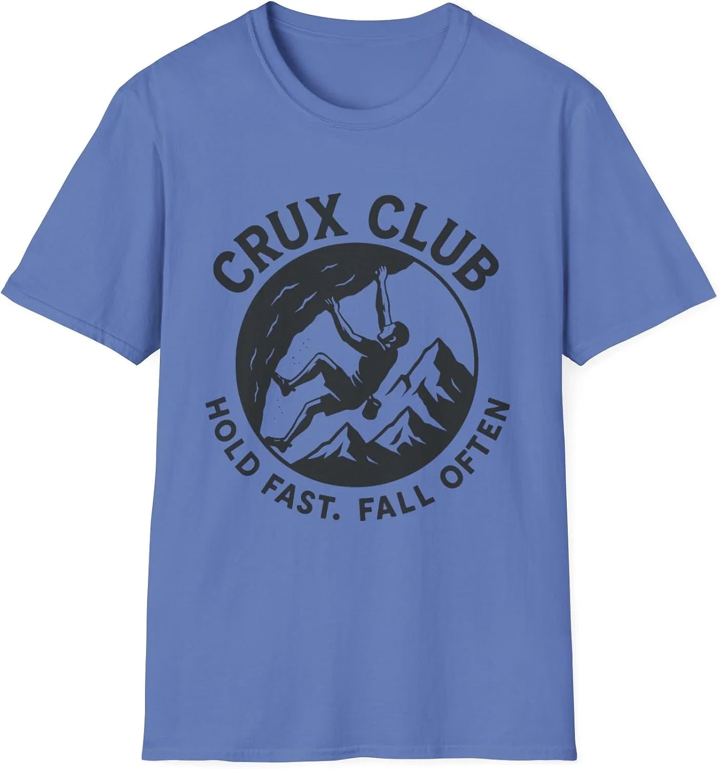 Мужская футболка с принтом Crux Club Gildan 64000, Iris