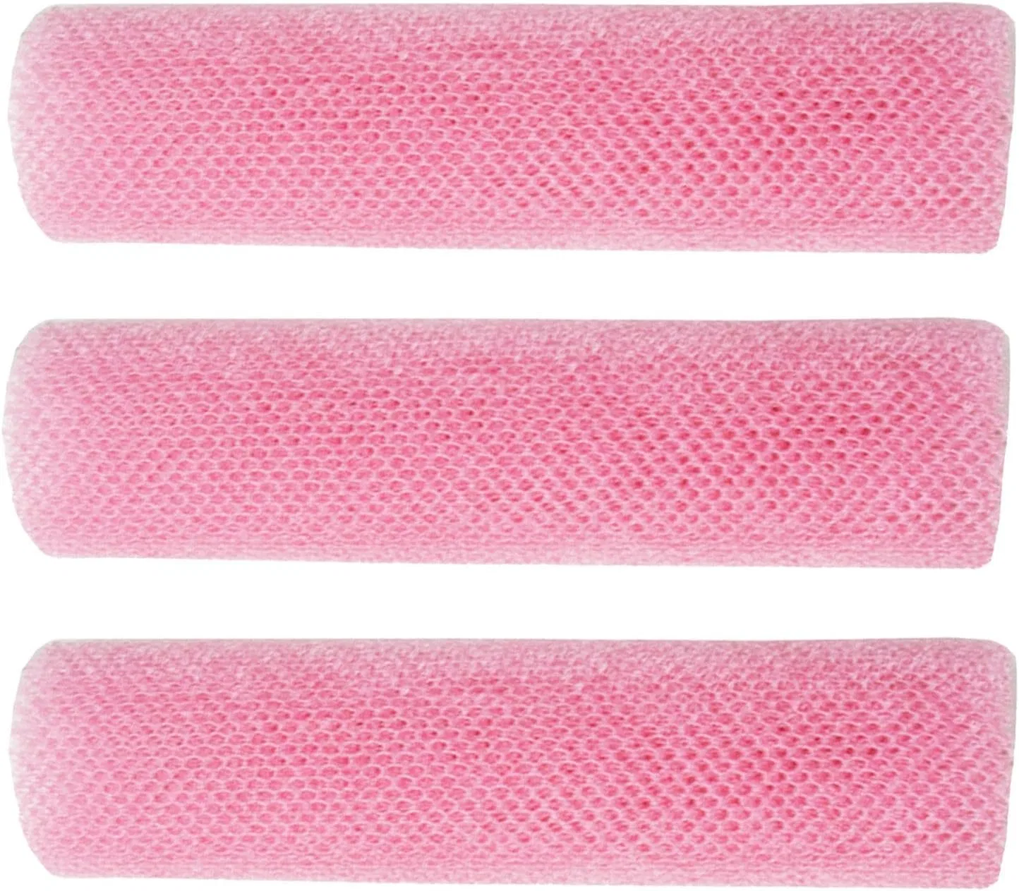 Мочалка для душа African Mesh Sponge, 3 шт, розовый Generisch