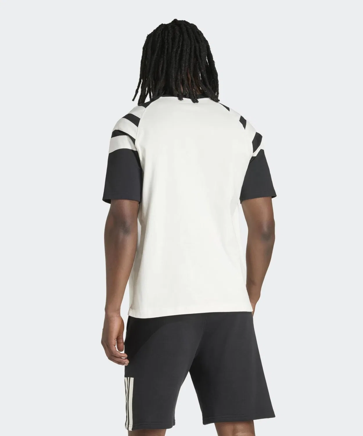 Мужская футболка с круглым вырезом All Blacks Leisurewear Adidas, Белый — фото 2