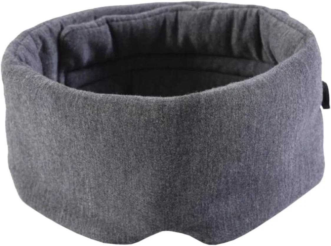 Маска для сна хлопковая BAZEITFLOW, 1 шт, 70x10x1.5 см, Gray
