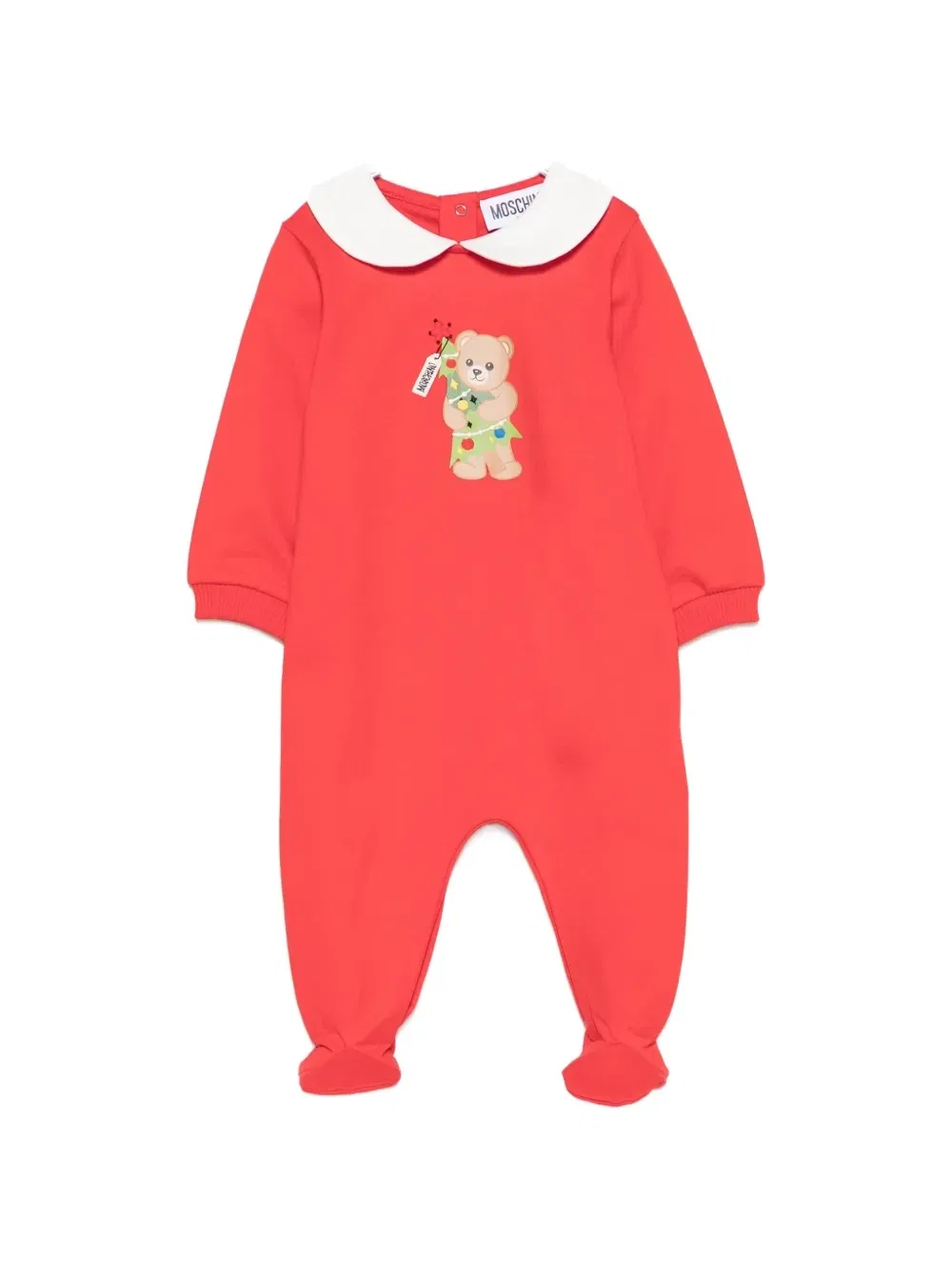 Пижама с круглым воротником «Мишка Тедди» Moschino Kids, красный