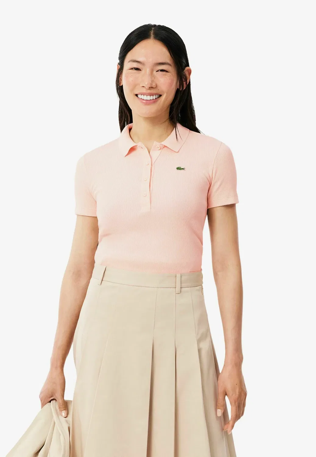 Df5377_70V - рубашка поло Lacoste, Rose-Ni