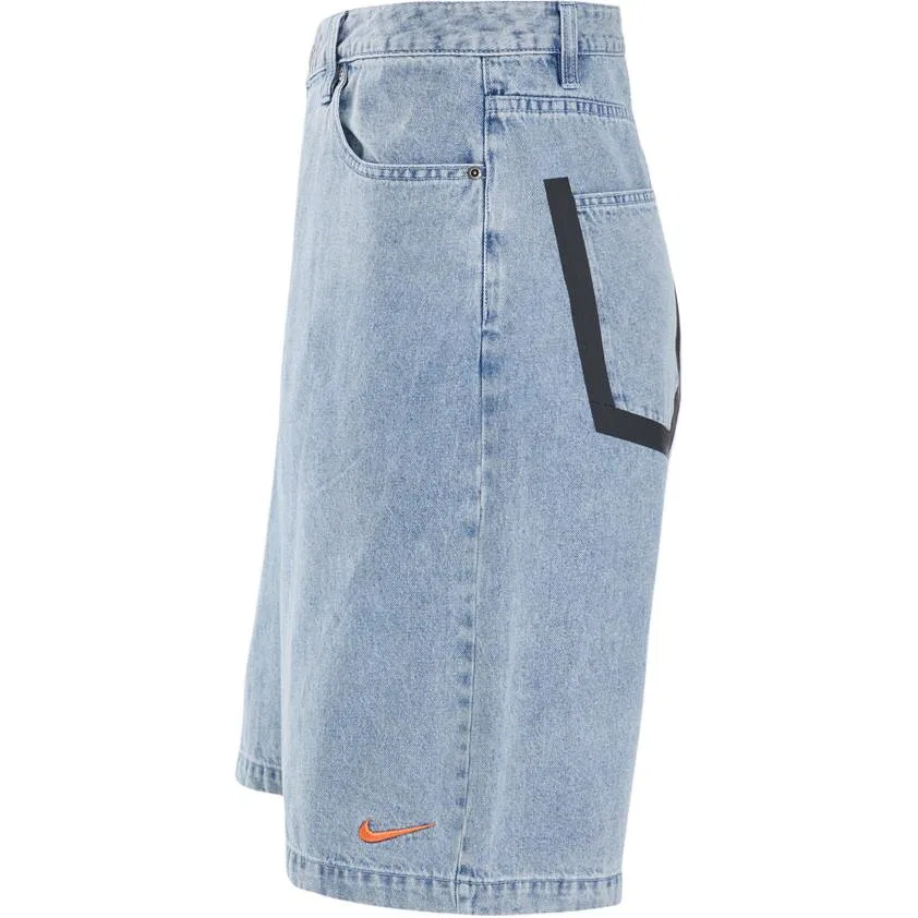 Мужские шорты хлопковые Nike, Light Blue — фото 4
